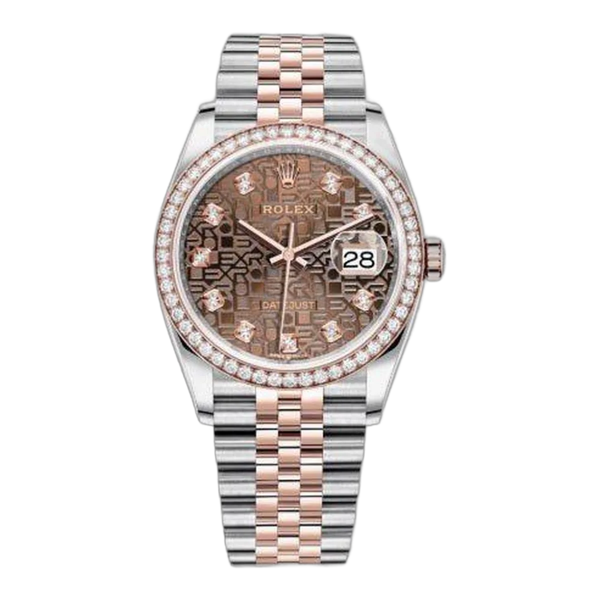 Rolex Datejust 36Mm Stainless Steel &Amp; 18Kt Rose Gold Unisex Watch