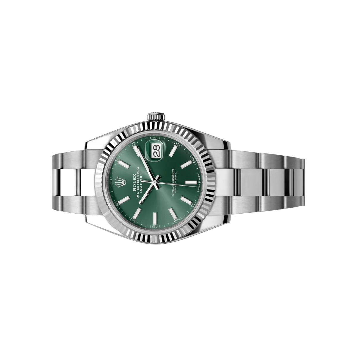 Rolex Datejust 41 Oyster perpetual 126334-0027 White Gold 41mm Mint Green Dial Men’s Watch – additional product photo 2
