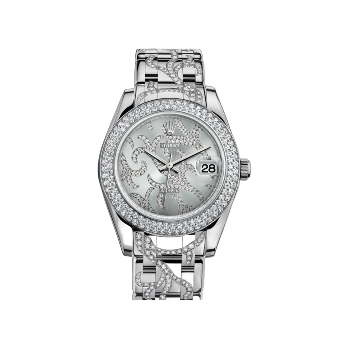 Rolex Datejust 811159 White Gold Gray Dial 34mm Women’s Watch