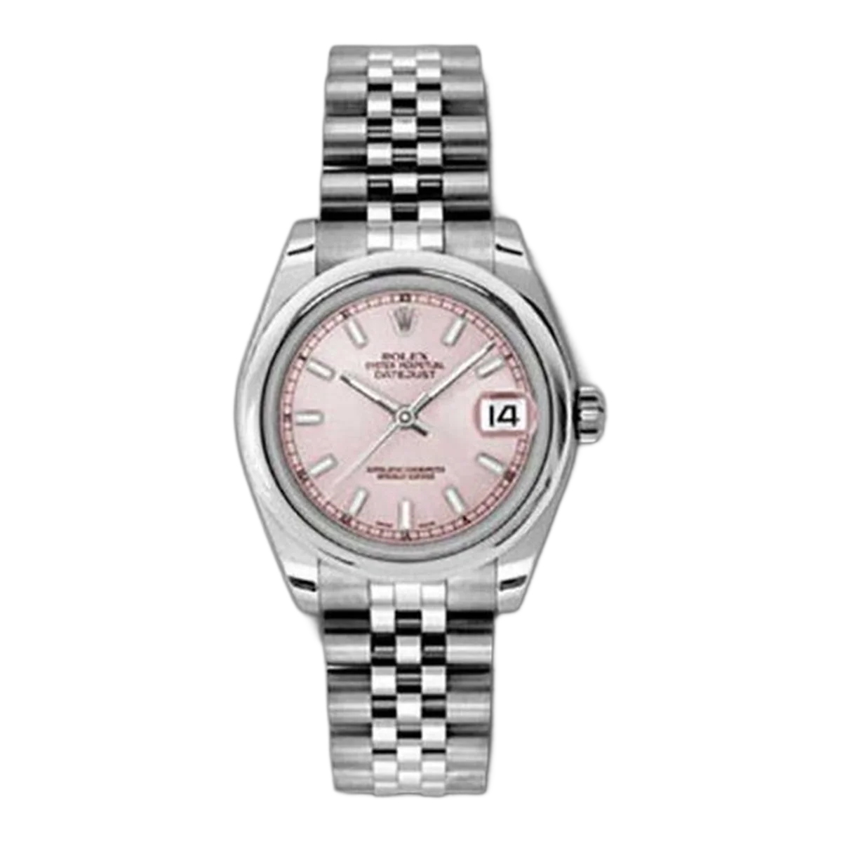 Rolex Datejust Ii Steel Domed Bezel Jubilee Bracelet 31Mm Ladies Watch Ref. 178240 Pij