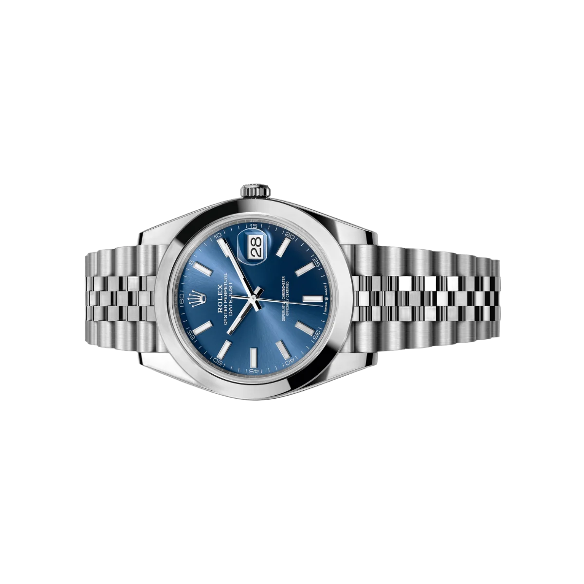 Rolex Datejust m126300-0002 Oyster Perpetual 41mm Blue Index Dial Mens Watch – additional product photo 2