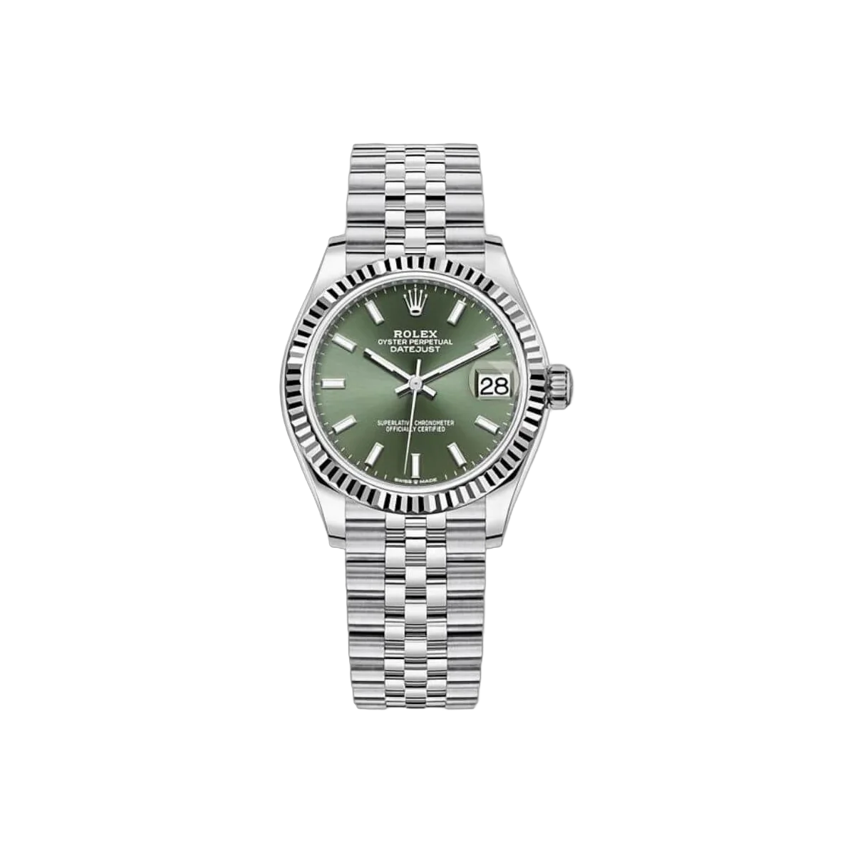 Rolex Datejust M278274-0018 31 mm, Oystersteel And White Gold