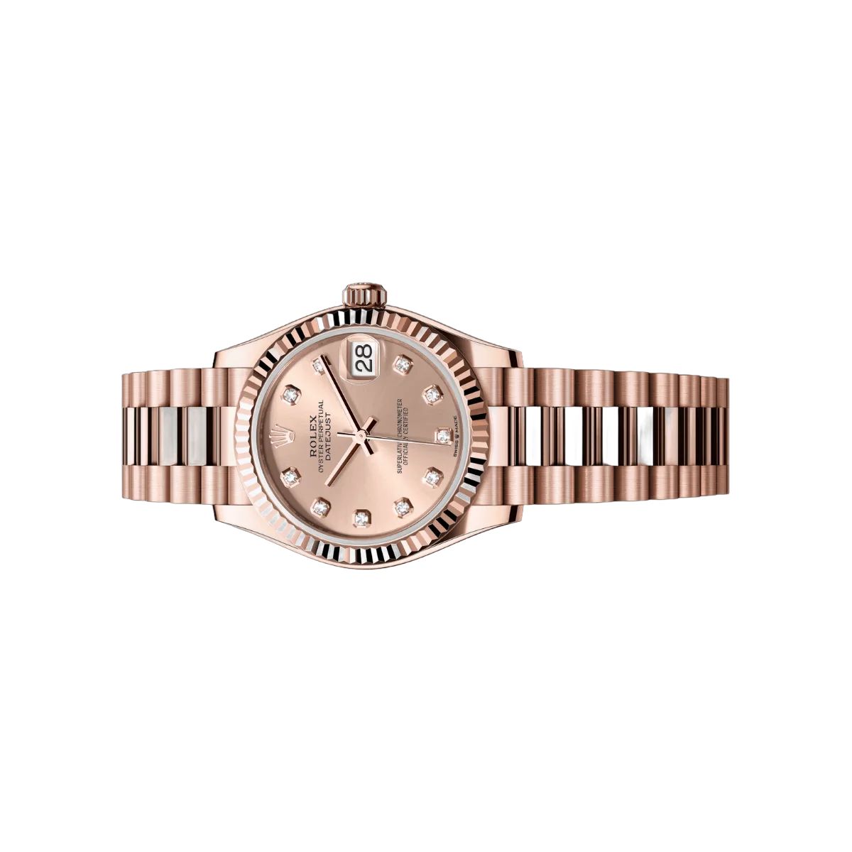 Rolex Datejust M278275-0031 31mm Everose Gold Dial Womens Watch – additional product photo 2