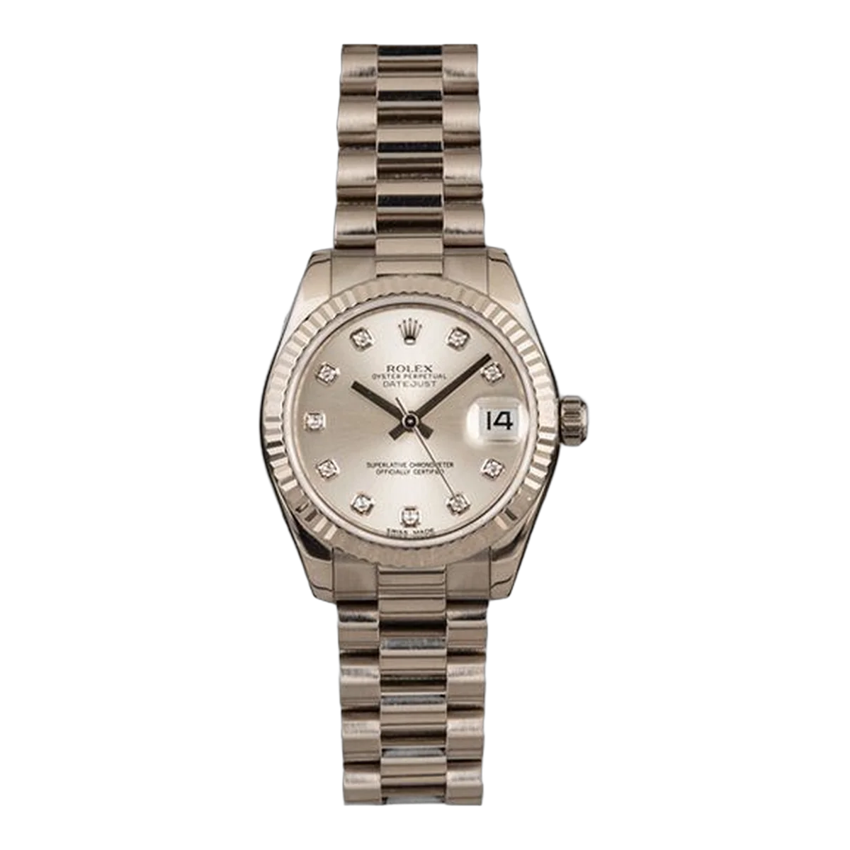 Rolex Datejust President Diamond Dial Ladies 31Mm Ref. 178279
