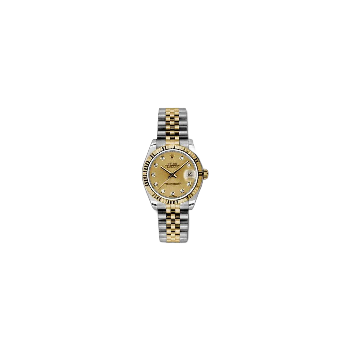 Rolex Datejust Stainless Steel & 18Kt Yellow Gold 31Mm Ladies Watch