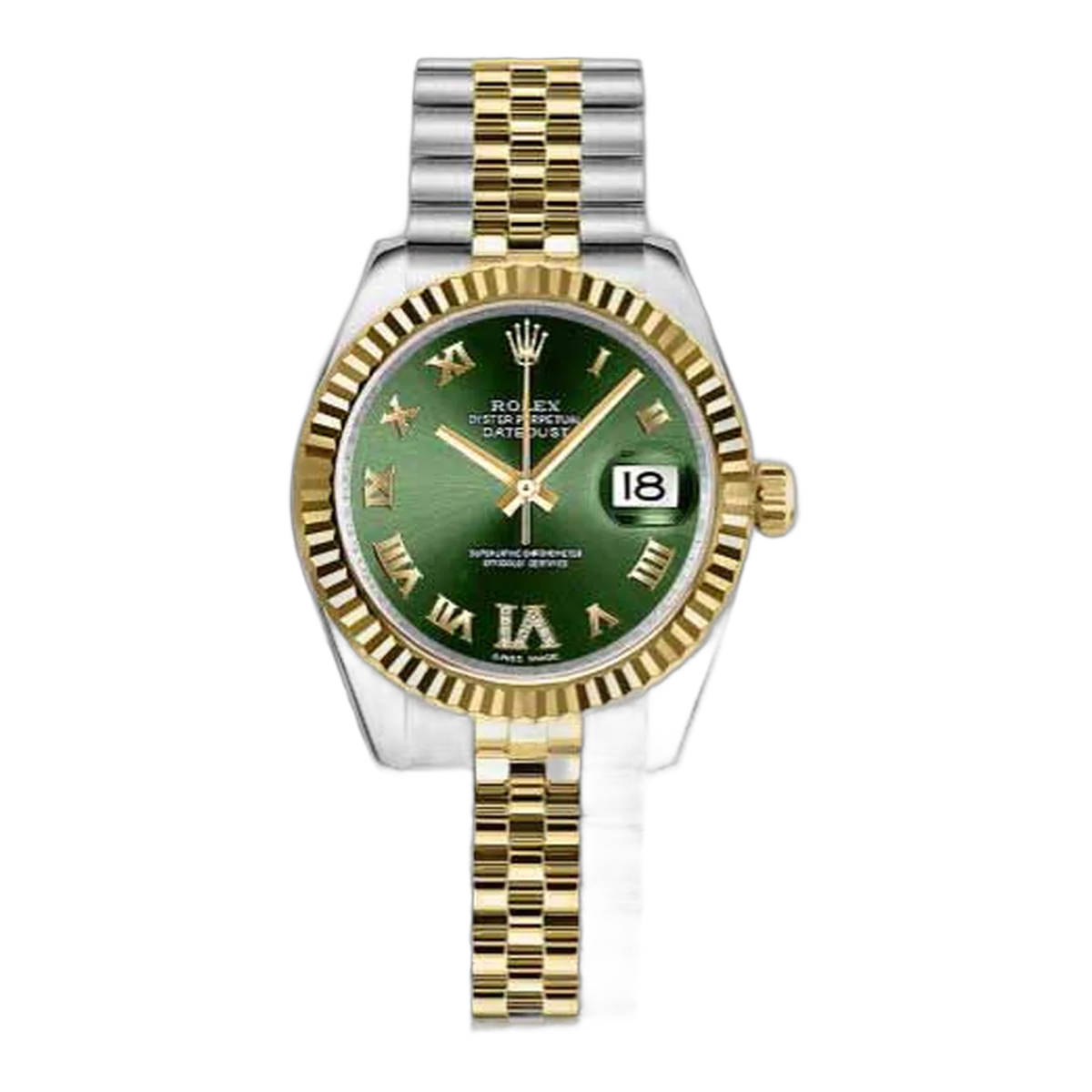 Rolex Datejust Stainless Steel & 18Kt Yellow Gold 31Mm Ladies Watch