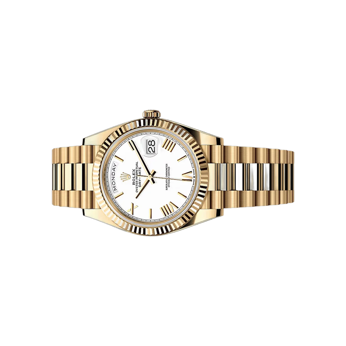 Rolex Day-Date 228238-0042 Yellow Gold 40mm White Roman Dial Men's Watch – additional product photo 2