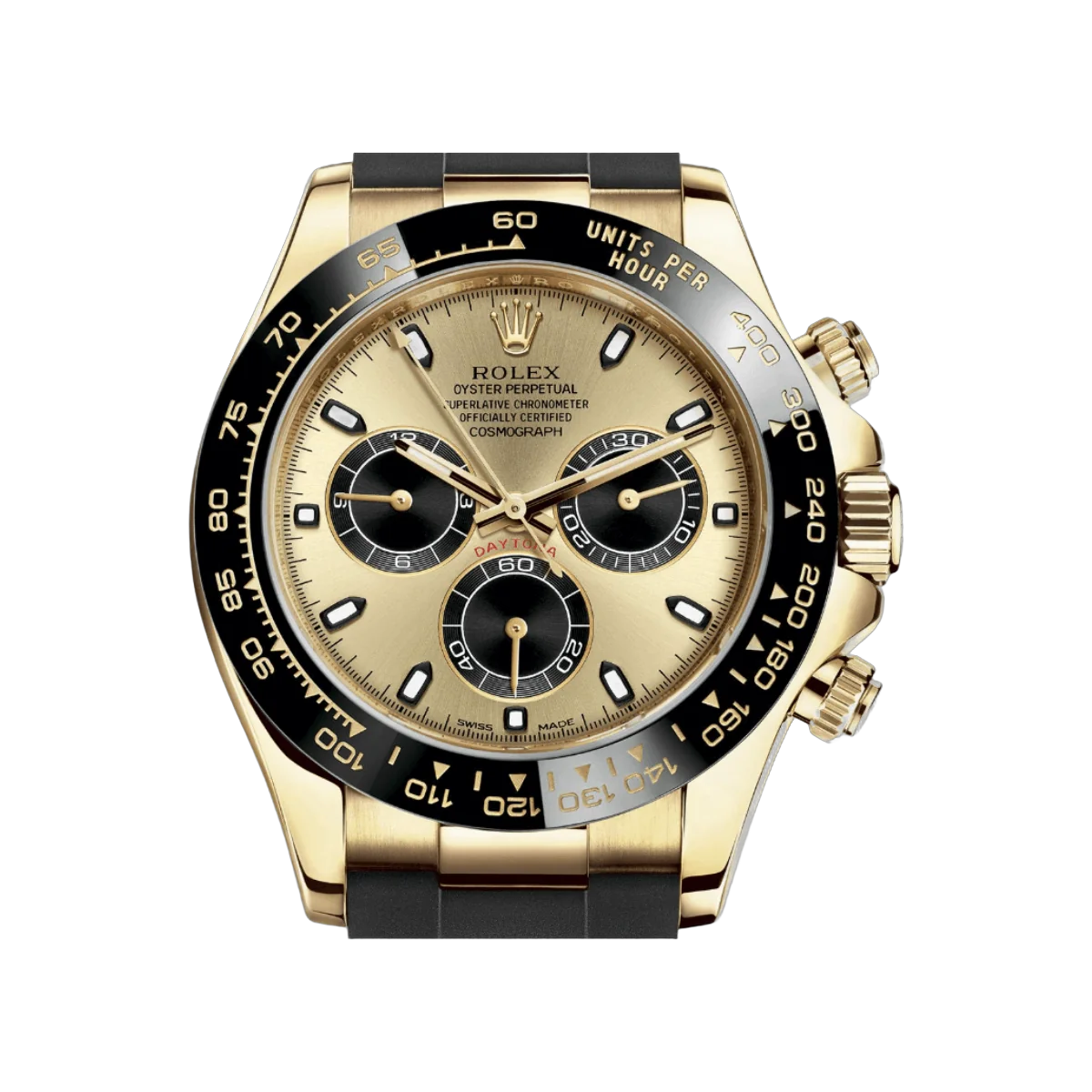 Rolex Daytona 116518LN CHBKOF 18CT Yellow Gold 40mm Champagne Black Dial Mens Watch – additional product photo 3