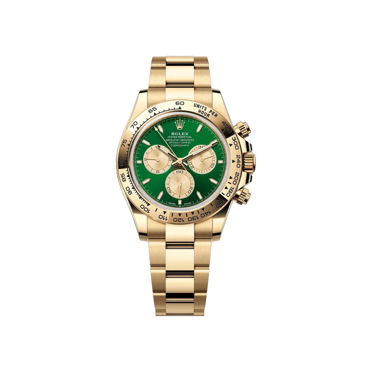 Rolex Daytona Cosmograph Daytona John Mayer 2.0 - 126508-0008 Yellow Gold 40mm Green Dial Men's Watch