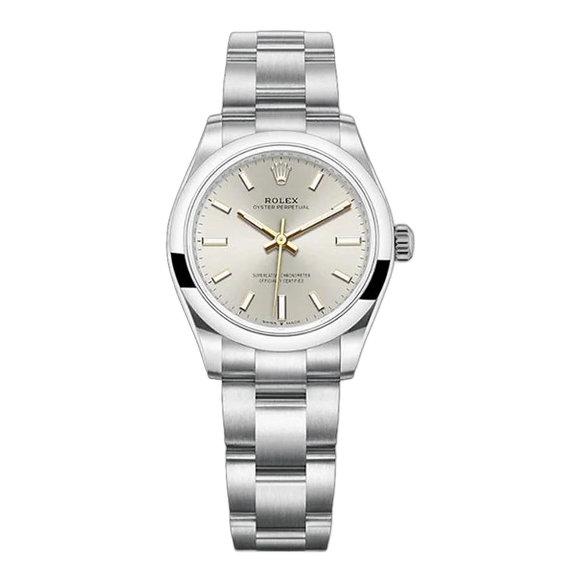 Rolex Oyster Perpetual 277200-001 Silver Index Dial 31Mm Stainless Steel Oyster Bracelet Ladies Watch