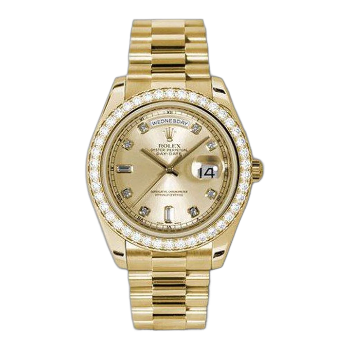 Rolex Oyster Perpetual Day Date Ii 18Kt Yellow Gold 41Mm Men's Watch