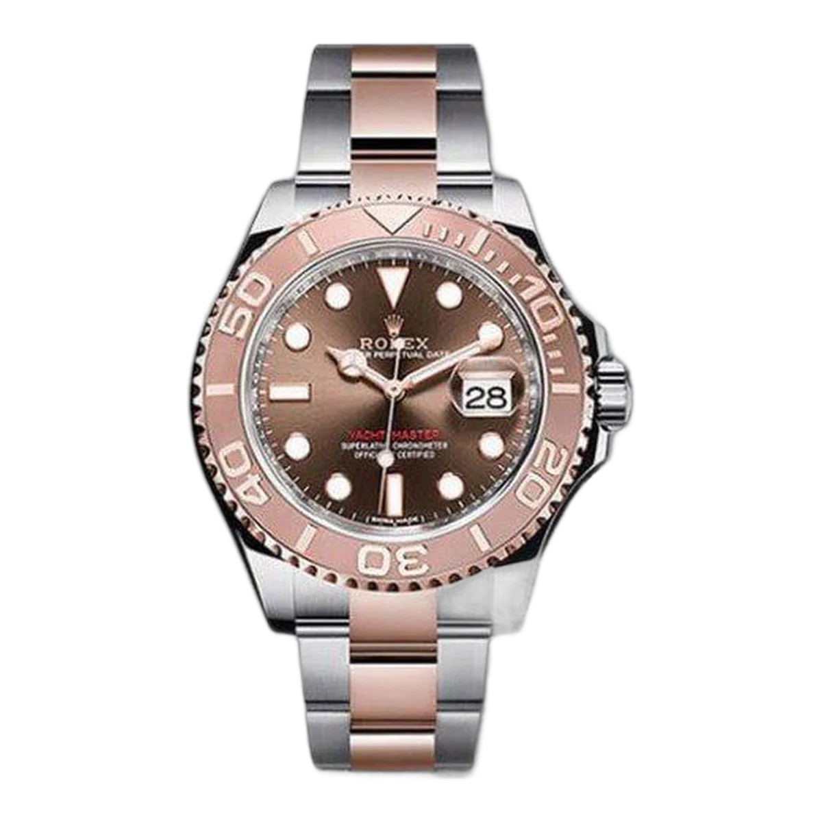 Rolex Professional Yacht Master 18Kt Rose Gold & Stainless Steel 40Mm Men's Watch