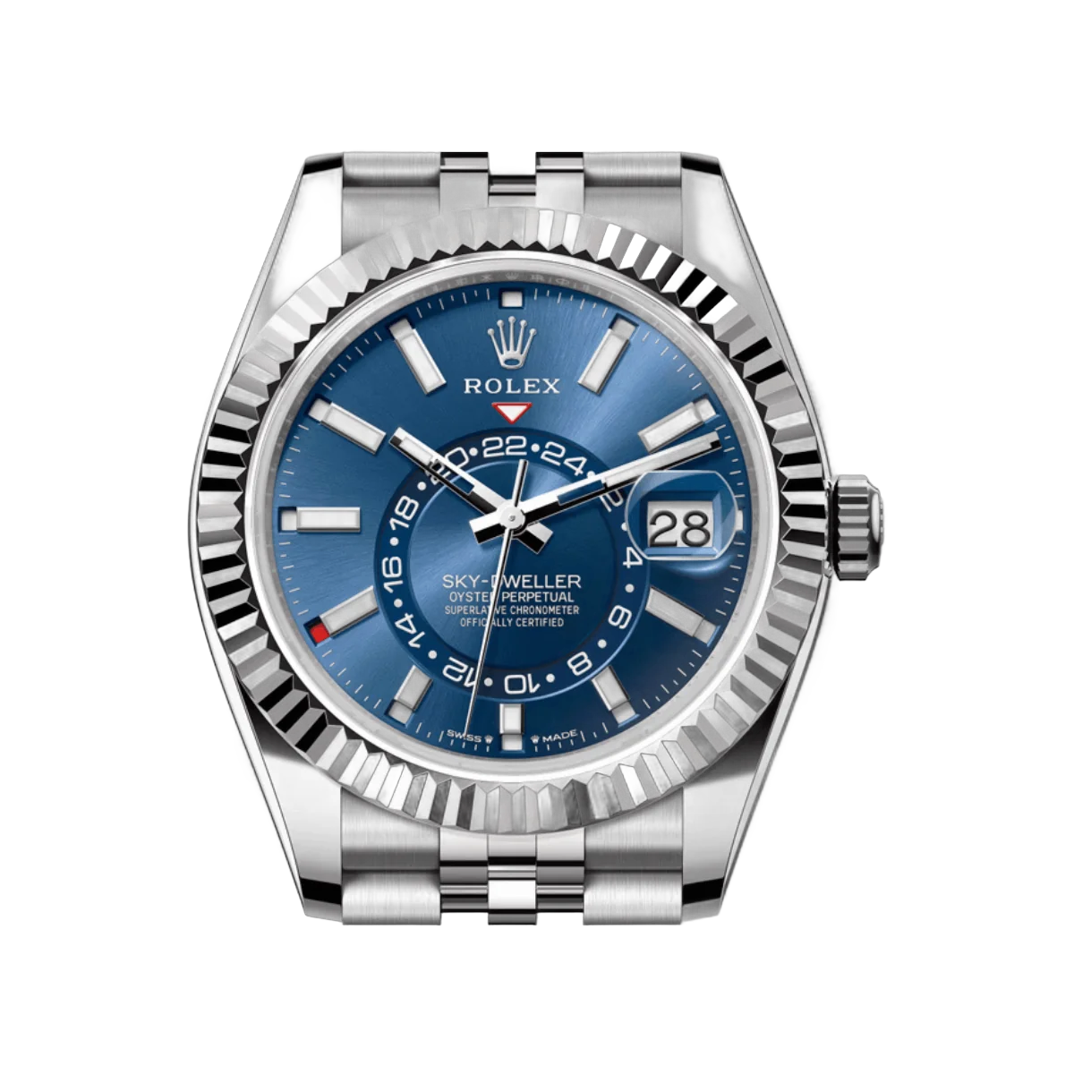 Rolex Sky Dweller 336934-0006 Oystersteel & White Gold Bright Blue Dial 42mm Men’s Watch – additional product photo 3