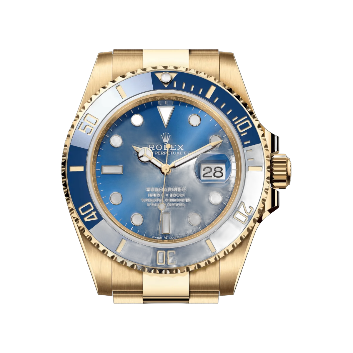 Rolex Submariner Date 126618LB-0002 Yellow Gold Royal Blue Dial 41mm Men’S Watch – additional product photo 3