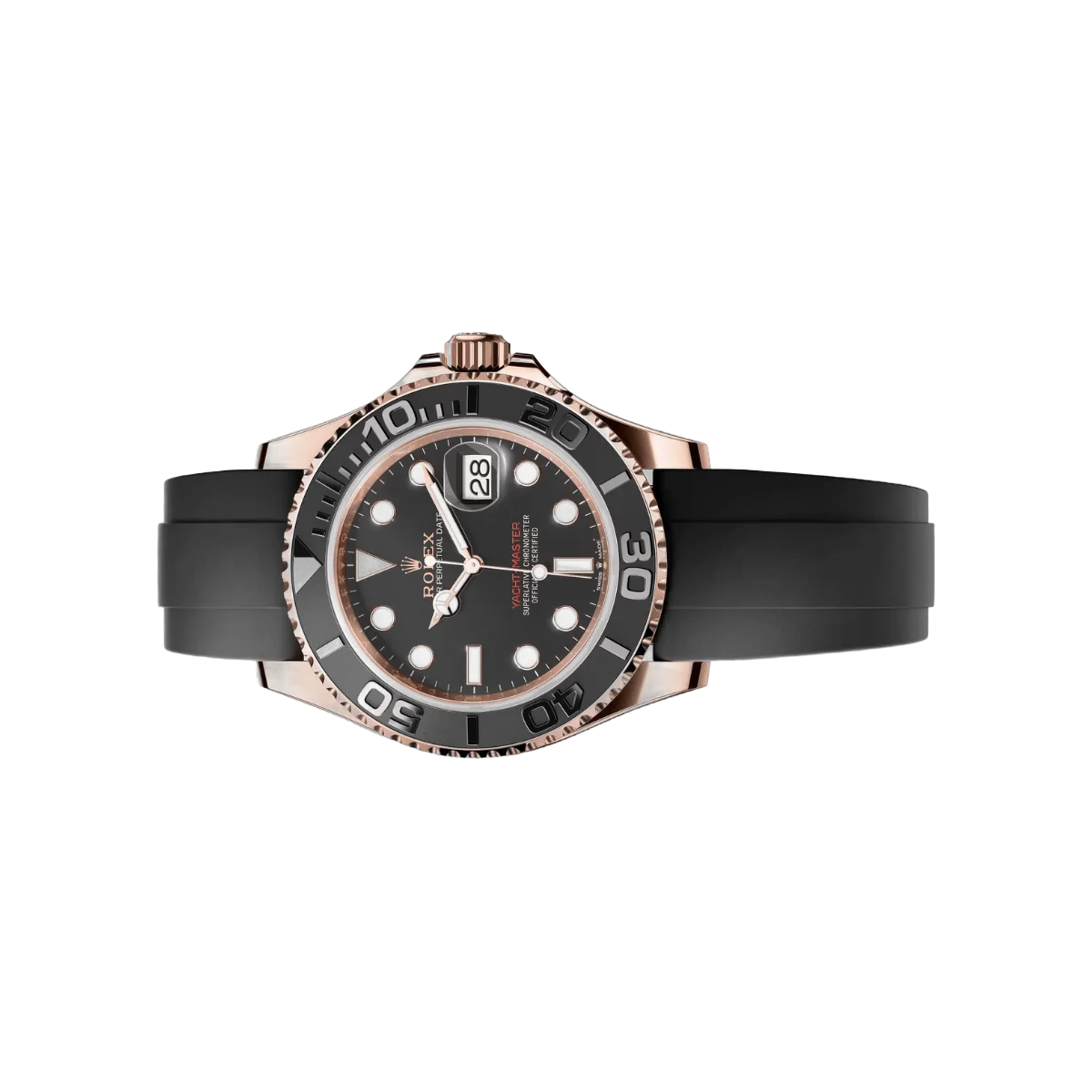 Rolex Yacht Master 126655-0002 40mm Everose Gold Black Dial Men's Watch – additional product photo 2