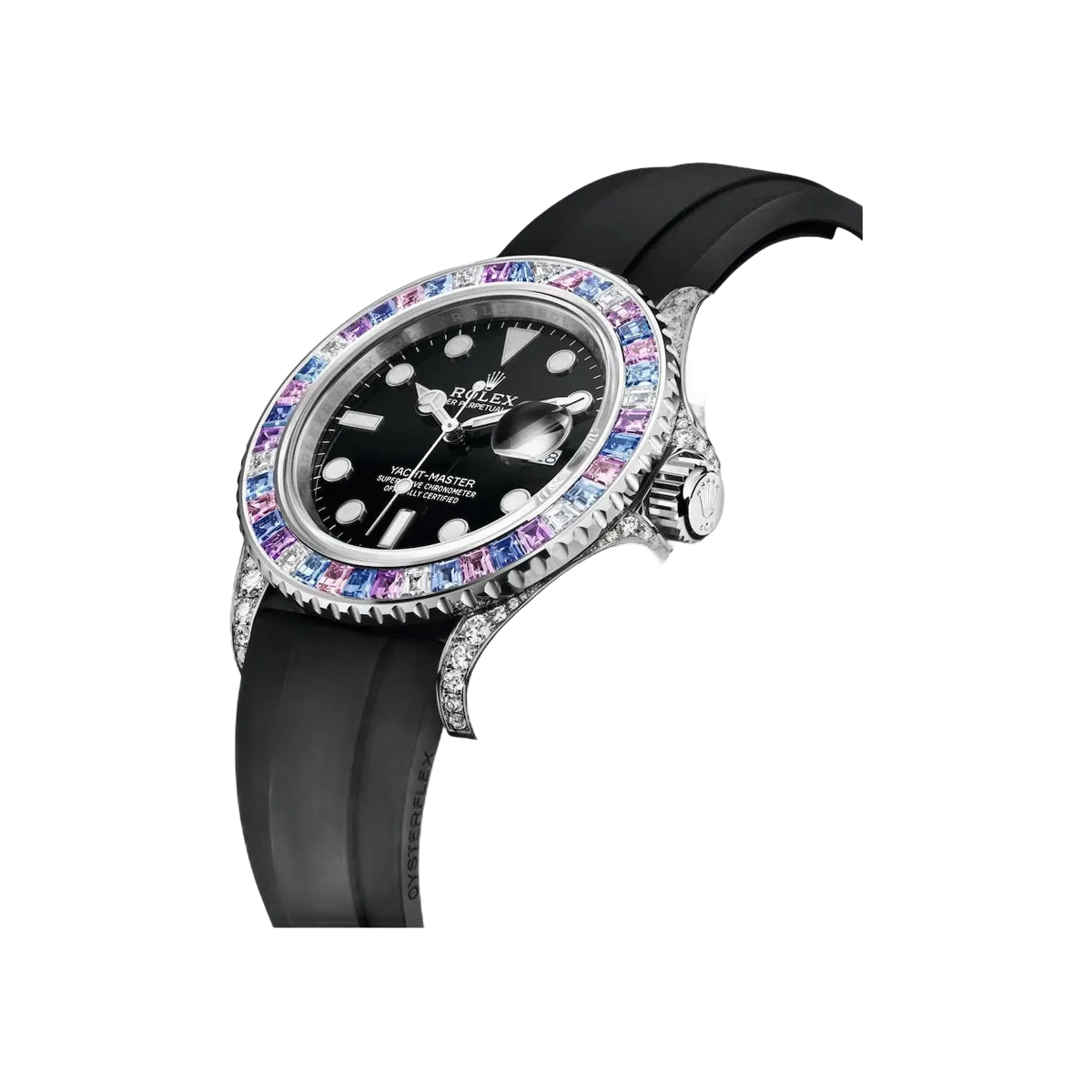 Rolex Yacht Master 126679SABR White Gold Blue/Purple Sapphire Bezel 40mm Black Dial Men's Watch – additional product photo 3