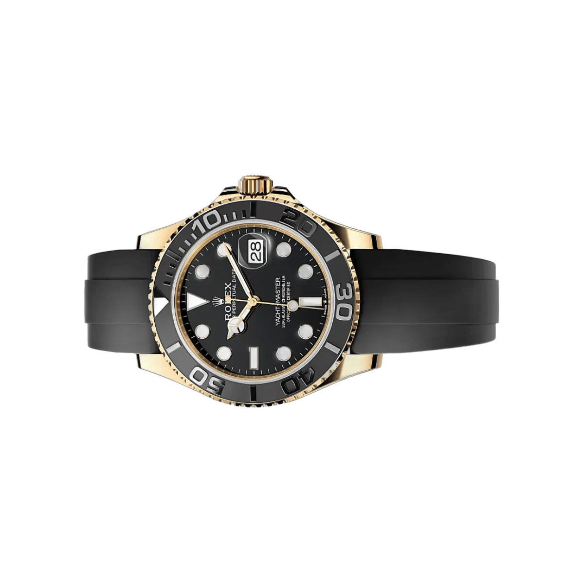 Rolex Yacht Master 226658-0001 Yellow Gold Black Straps 42mm Black Dial Men's Watch – additional product photo 2