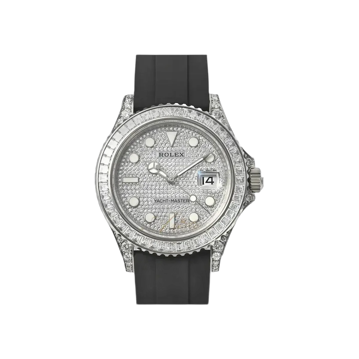 Rolex Yacht Master 226679TBR-0001 White Gold 42mm Diamond Bezel and Dial Men's Watch