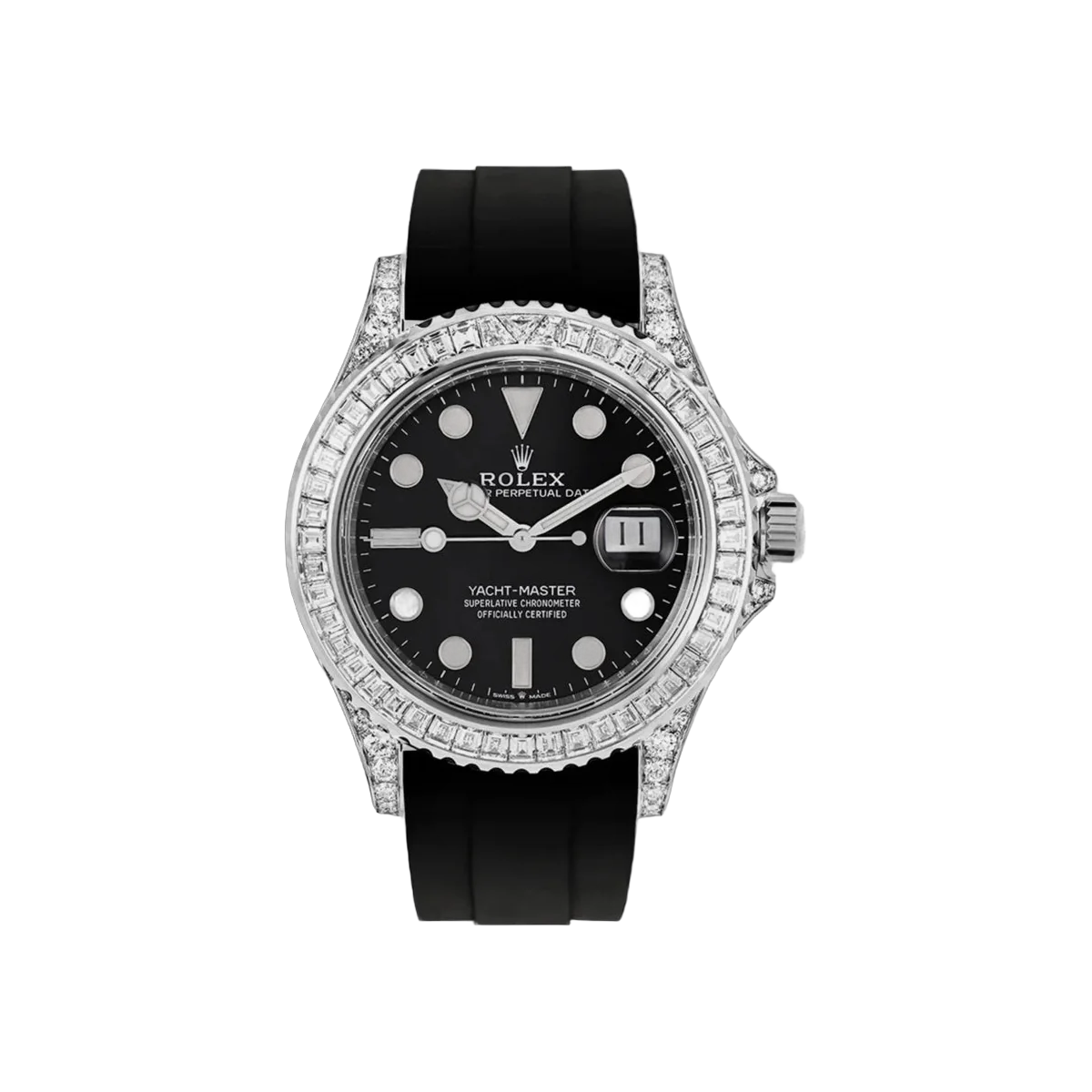 Rolex Yacht Master 226679TBR White Gold 42mm Black Dial Men's Watch