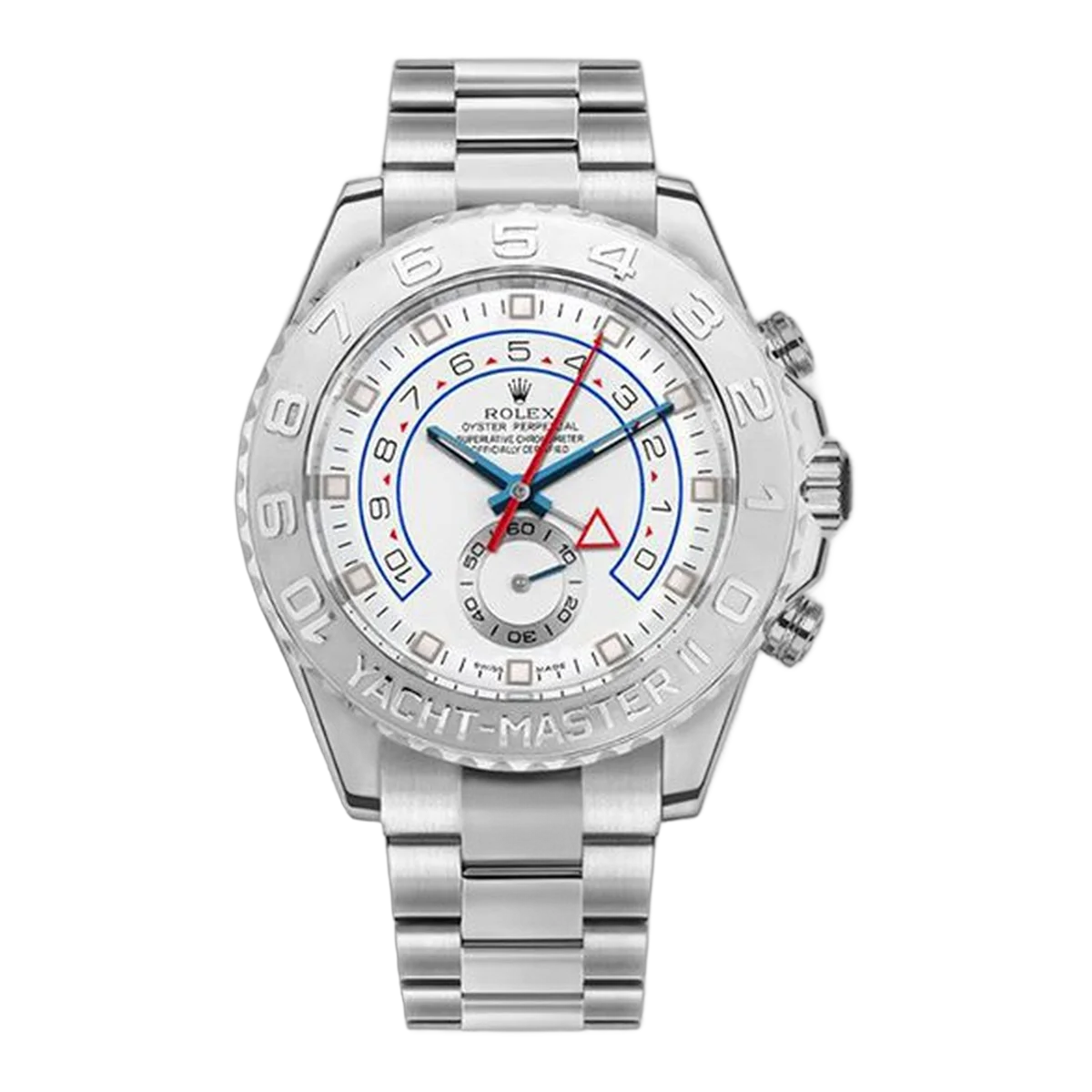 Rolex Yacht Master II 116689 White Dial 44Mm 18Kt White Gold Men's Watch
