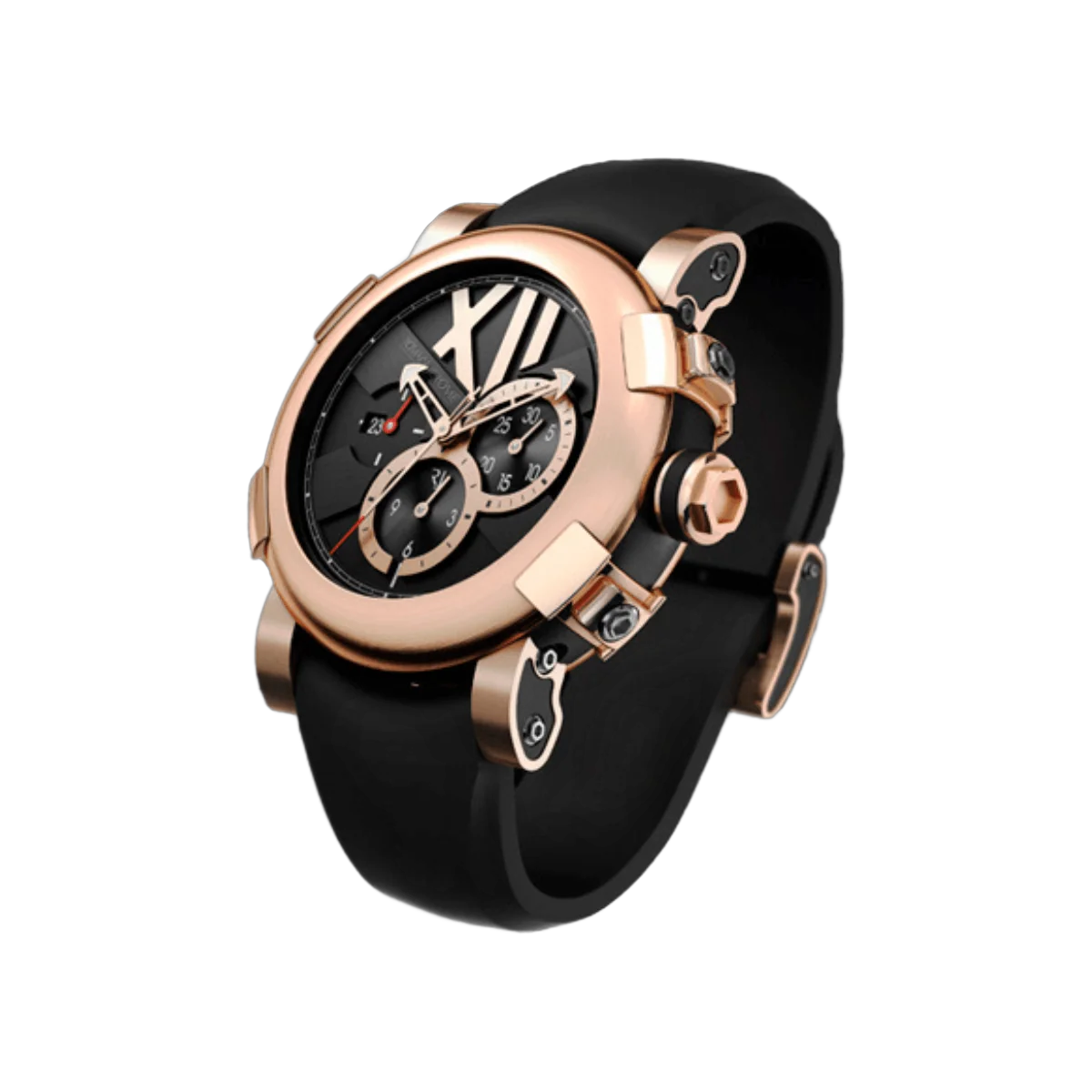 Romain Jerome Titanic DNA CH.T.OXY3.2222.00.BB Chronograph 50mm Black Dial Limited Edition Mens Watch