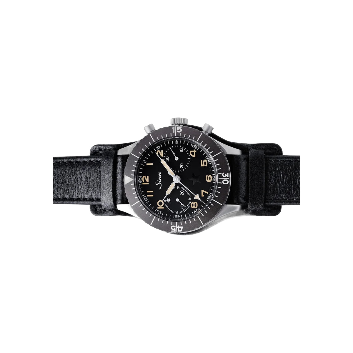 Sinn The Rake & Revolution Bundeswehr Dark Star 155.660 Black Dial 43mm Men's Watch – additional product photo 2