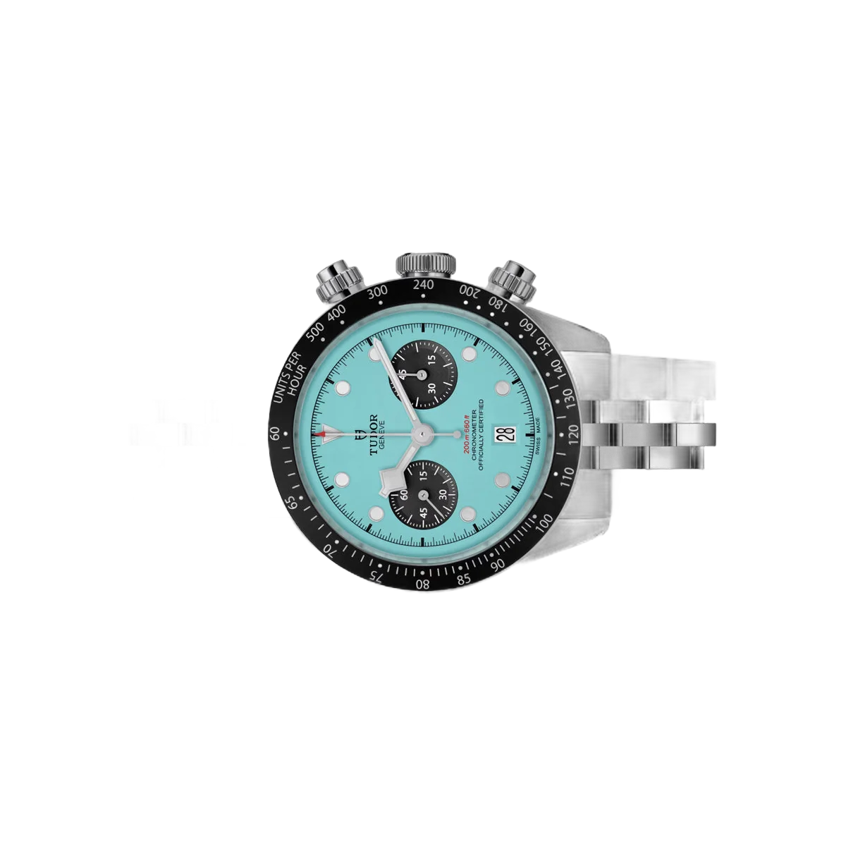 Tudor Black Bay M79360N-0024 Stainless Steel Chronograph 41mm Turquoise Dial Men's Watch – additional product photo 2