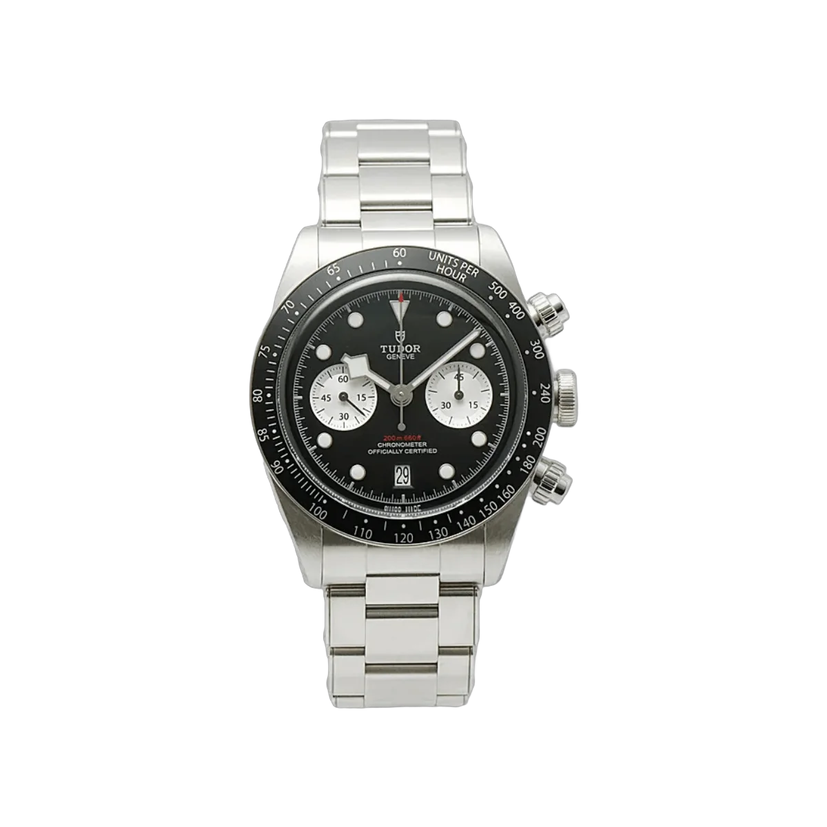 Tudor Heritage Black Bay M79360N-0001 Chronograph "Inverted Panda" Black Dial