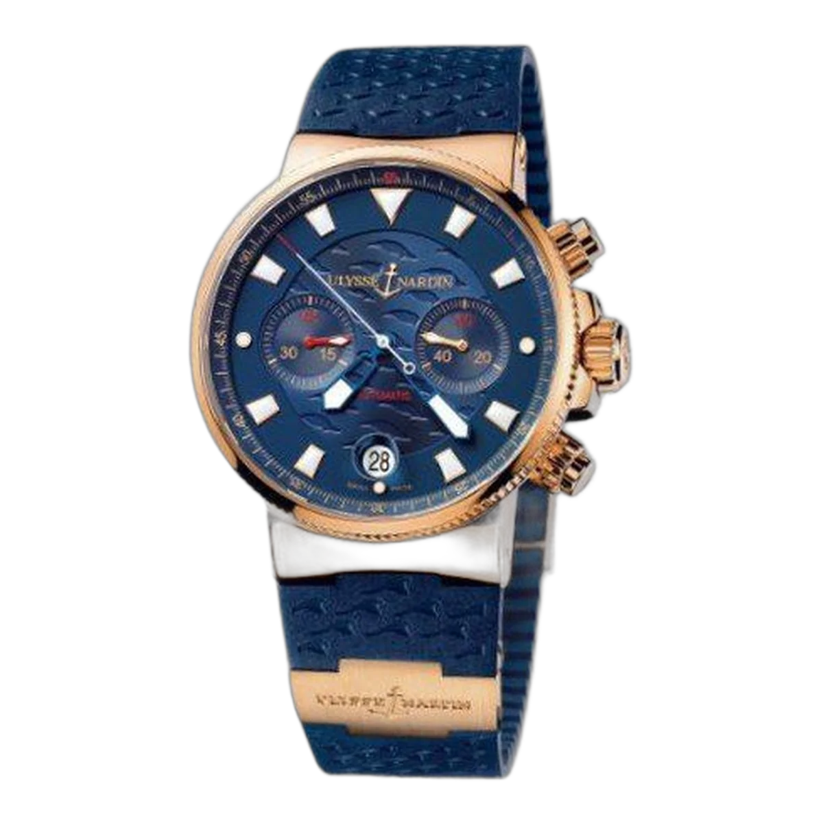 Ulysse Nardin Blue Seal 18Kt Rose Gold 41Mm Men's Watch