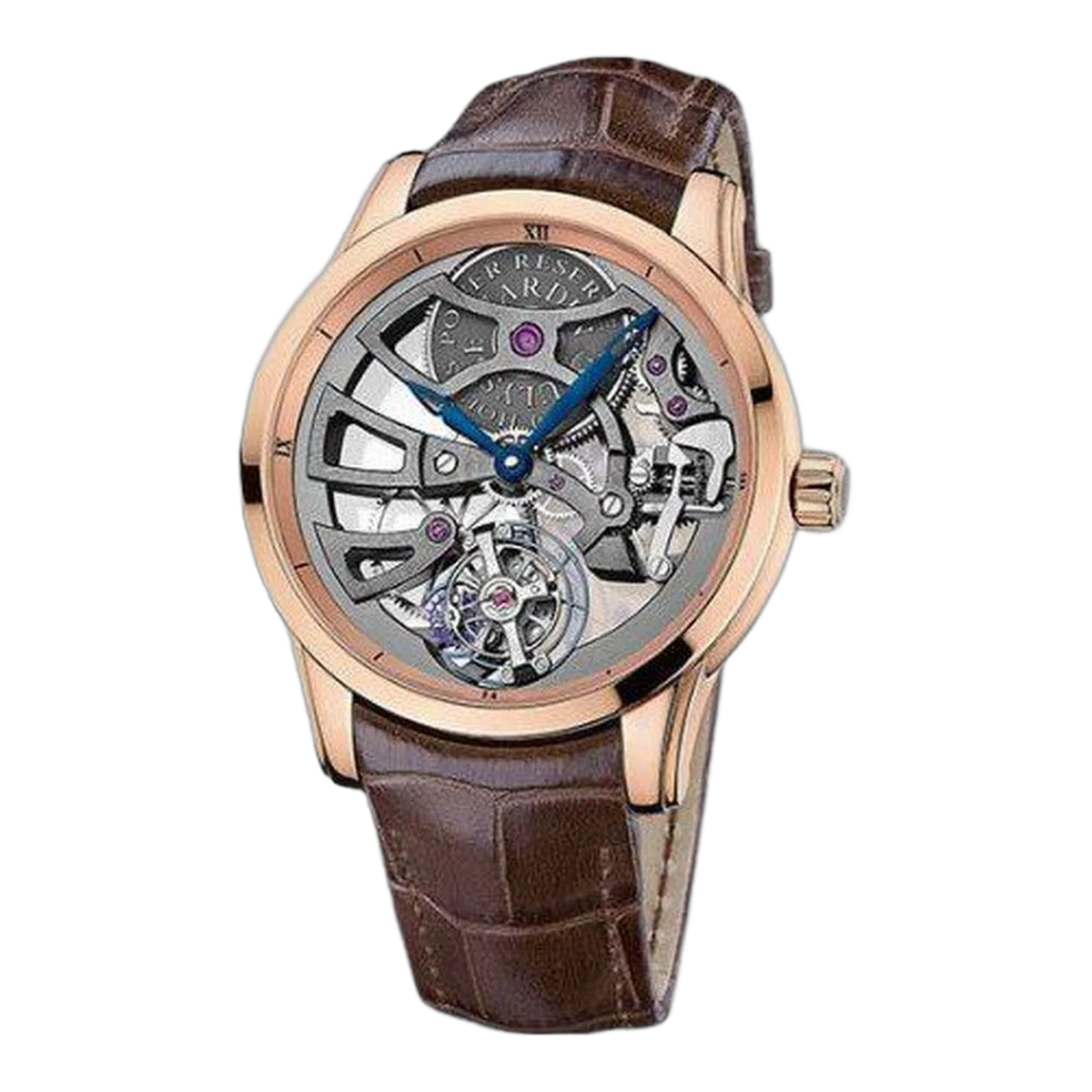 Ulysse Nardin Skeleton Tourbillon Manufacture Limited Edition 99 Pcs 18Kt Rose Gold 44Mm Men's Watch