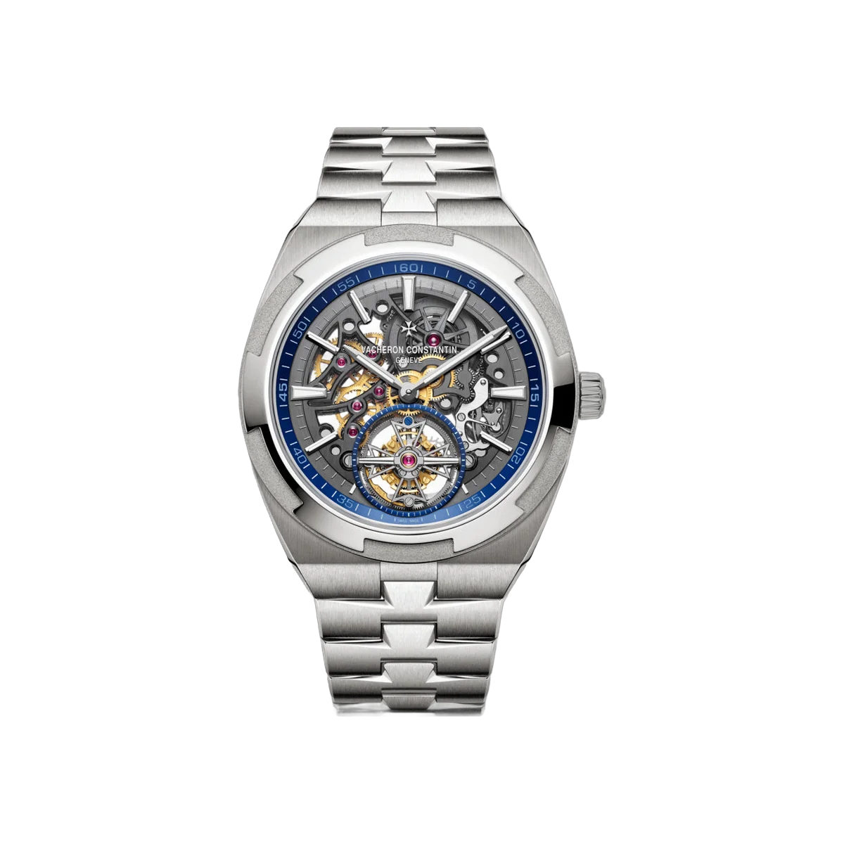 Vacheron Constantin Overseas 6000V/110T-B935 Tourbillon Titanium 42.5mm Skeletonized Dial Men's Watch