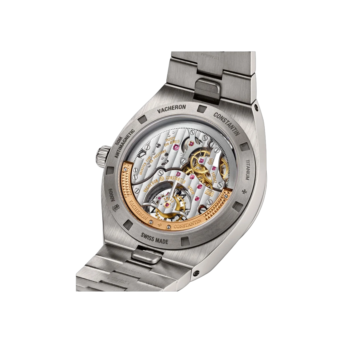 Vacheron Constantin Overseas 6000V/210T-H032 Tourbillon Stainless Steel 42.5mm Blue Dial Men's Watch – additional product photo 4