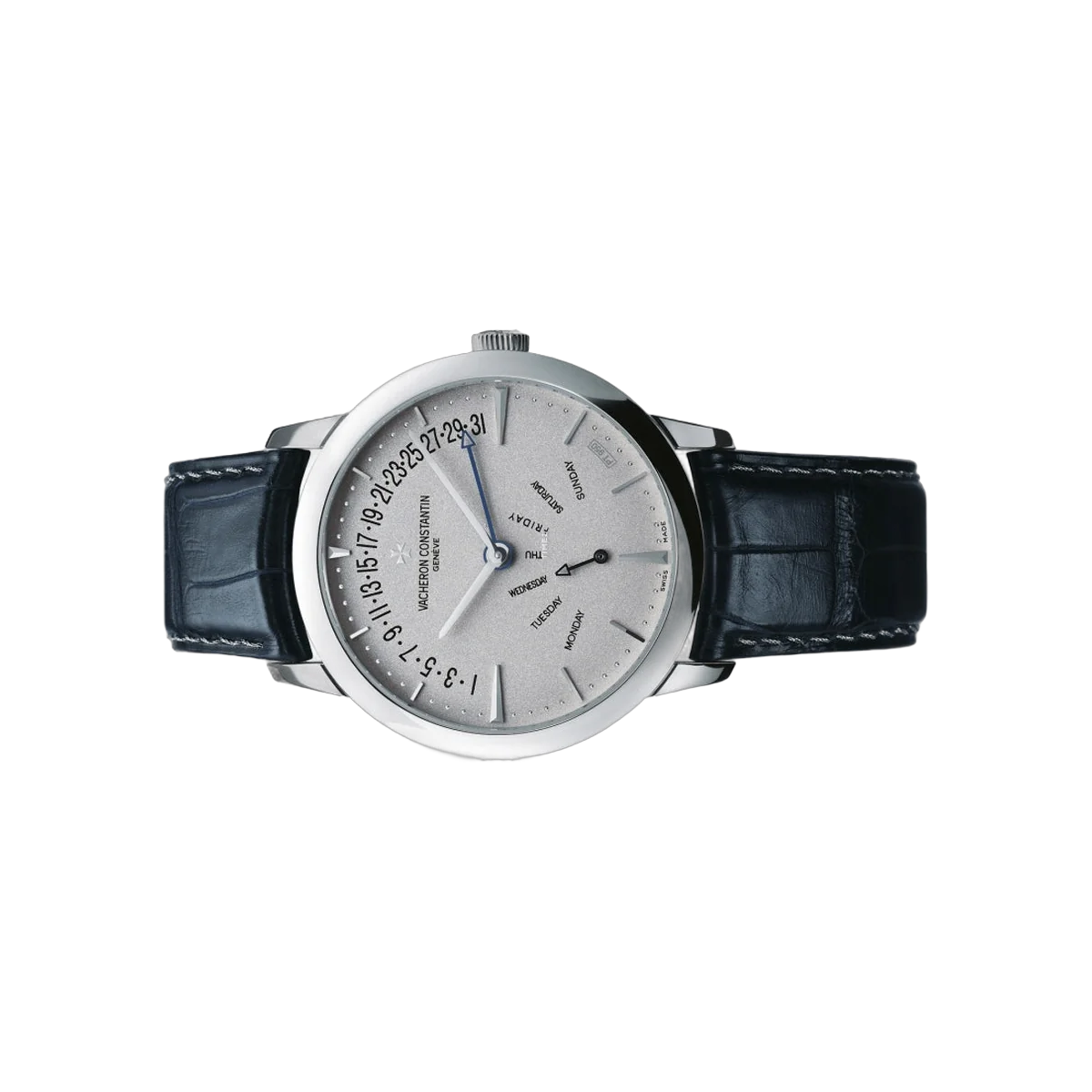 Vacheron Constantin Patrimony 86020/000P-9345 Retrograde Day-Date Platinum 42.5mm Silver Dial Men's Watch – additional product photo 2