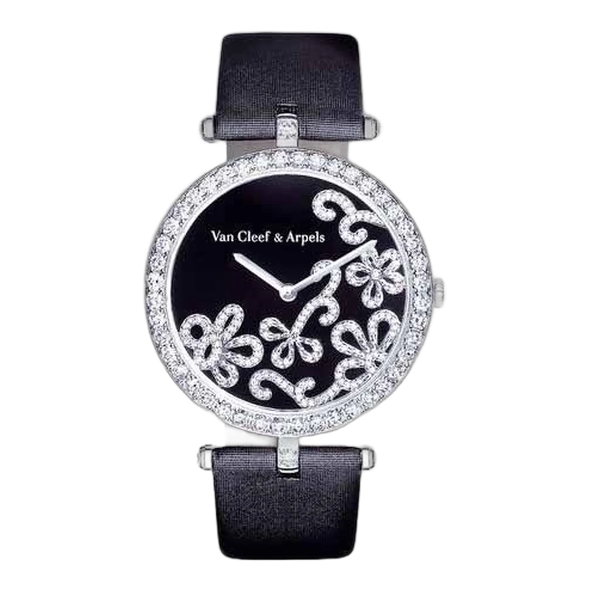 Van Cleef & Arpels Dentelle 36Mm 18Kt White Gold Ladies Watch