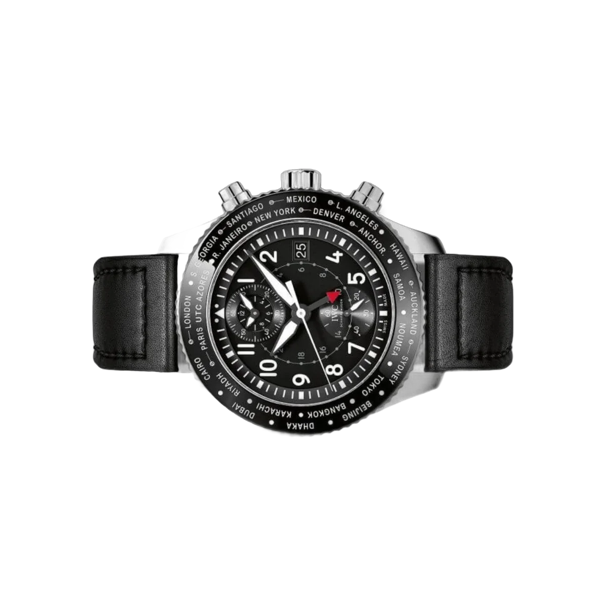 WC Pilots IW395001 Watch Timezoner Chronograph Black Dial – additional product photo 5
