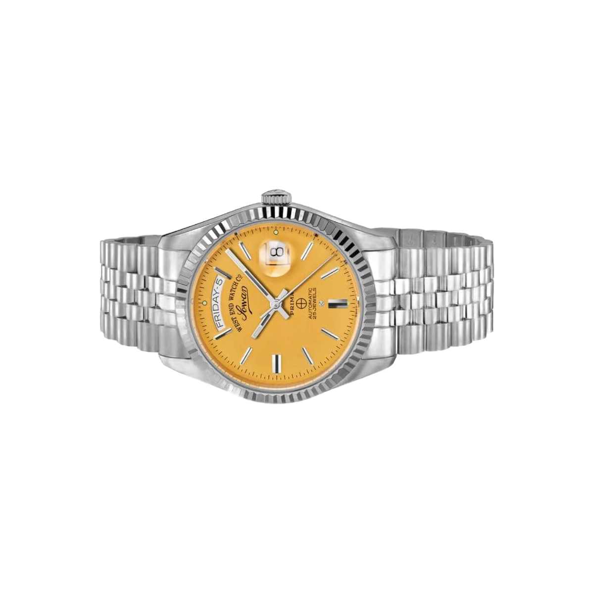 West End Watch Co. 6868.10.3338 Sowar Prima Yellow Index Dial Jubilee Bracelet Men's Watch – additional product photo 2