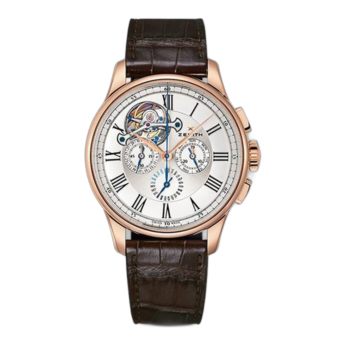 Zenith Academy Tourbillon 18Kt Rose Gold 45Mm Men's Watch
