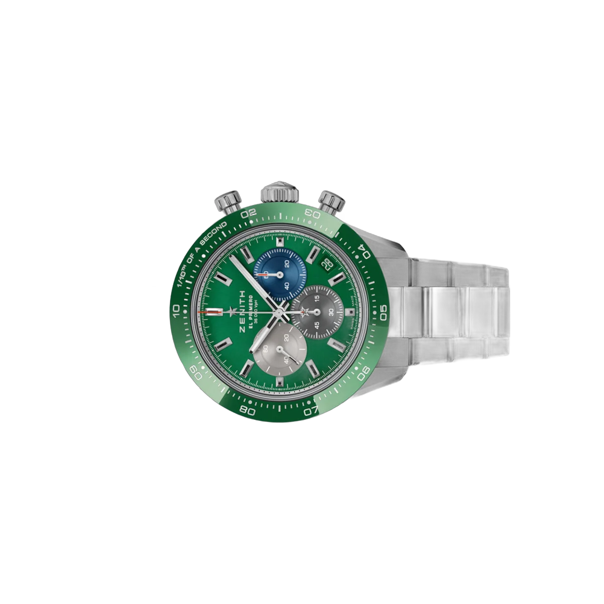 Zenith Chronomaster Sport 03.3119.3600/56.M3100 Stainless Steel 41mm Green Dial Men's Watch – additional product photo 2