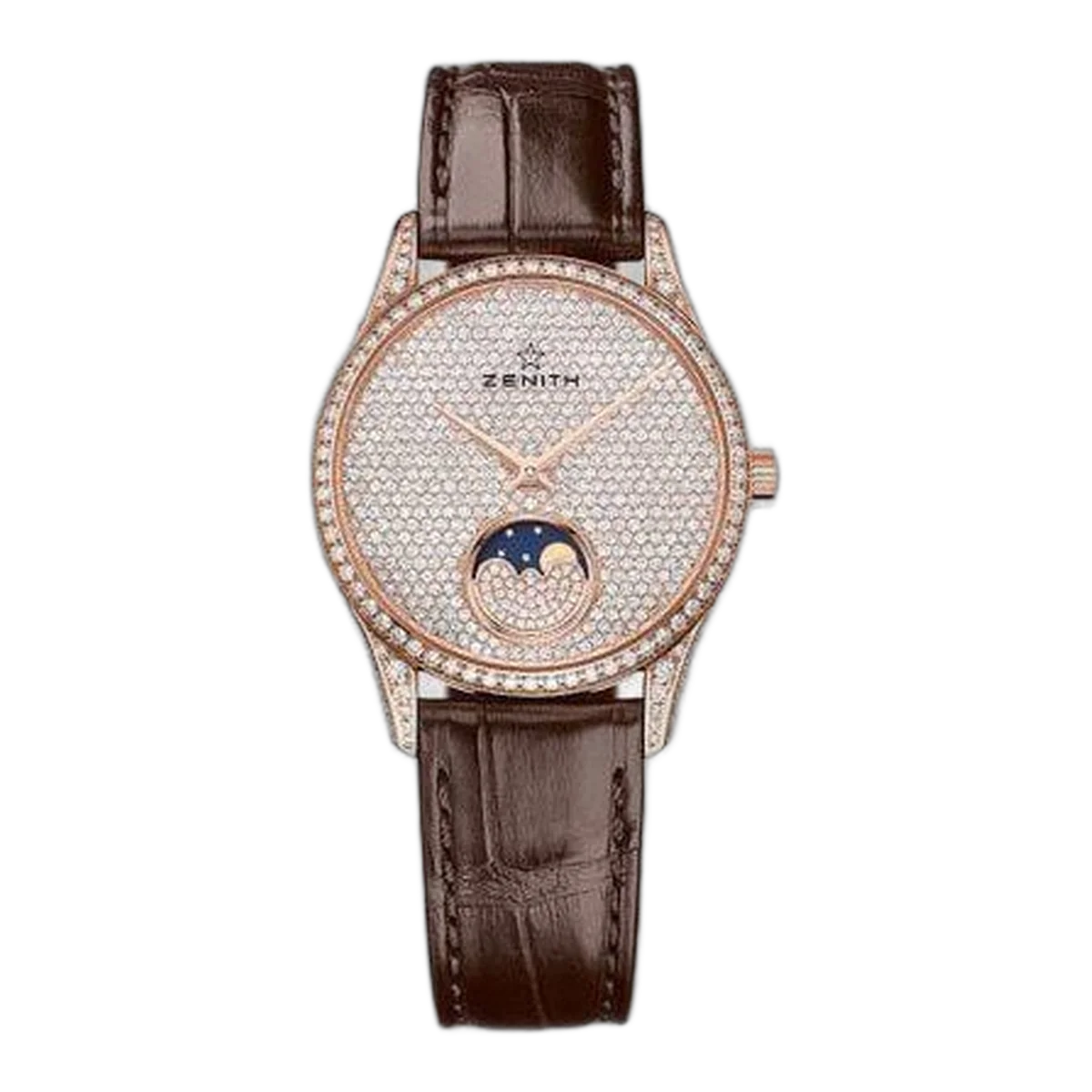 Zenith Elite 18Kt Rose Gold 18Kt Rose Gold 33Mm Ladies Watch