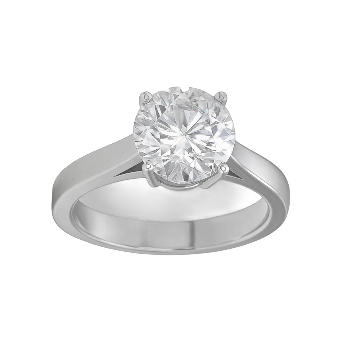 2 CT Ring -2.20 CTS- GIA-G/SI2, R20R,Total Wt - 5.91gm