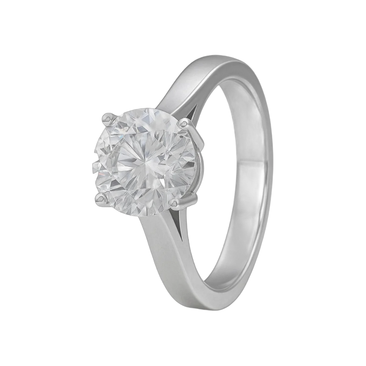 2 CT Ring -2.20 CTS- GIA-G/SI2, R20R,Total Wt - 5.91gm – additional product photo 2