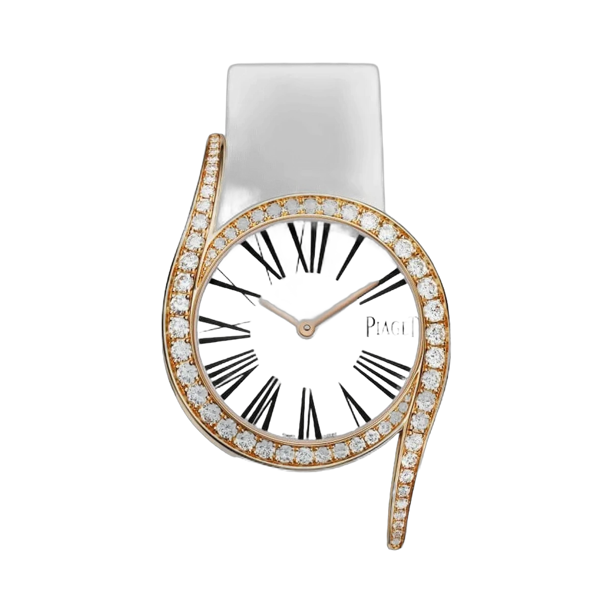 Piaget Limelight Gala G0A38161 18k Rose Gold Silver Dial