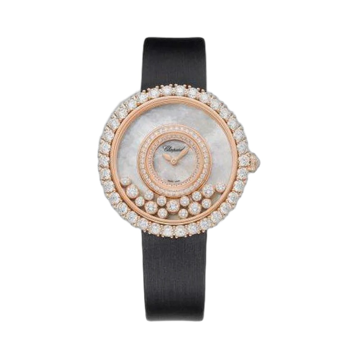 Chopard Happy Diamonds 18Kt Rose Gold 36Mm Ladies Watch