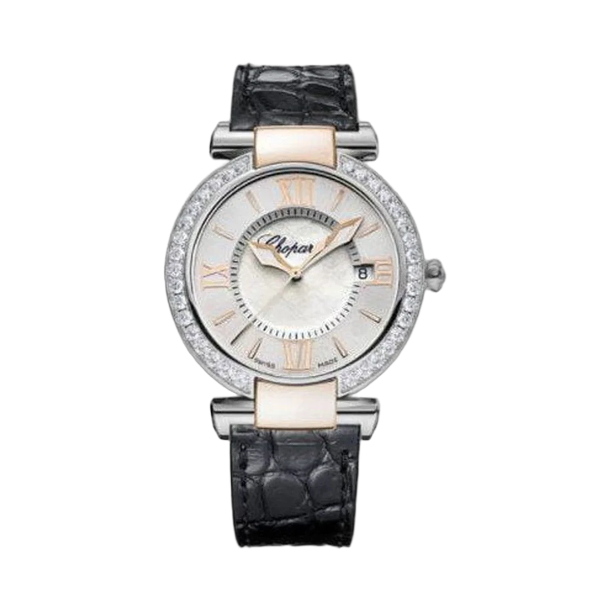 Chopard Imperiale 不锈钢 & 18Kt 玫瑰金 36 毫米女士腕表