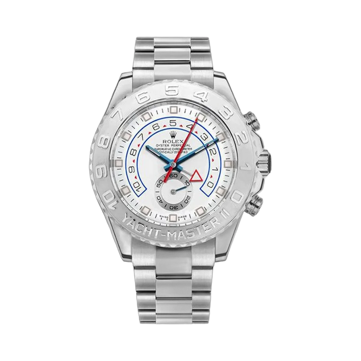 Rolex Yacht Master II 116689 White Dial 44Mm 18Kt White Gold Men's Watch