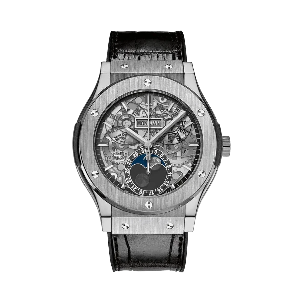 Hublot Classic Fusion 517.NX.0170.LR Aerofusion Moonphase Skeleton Dial 42mm Men's watch