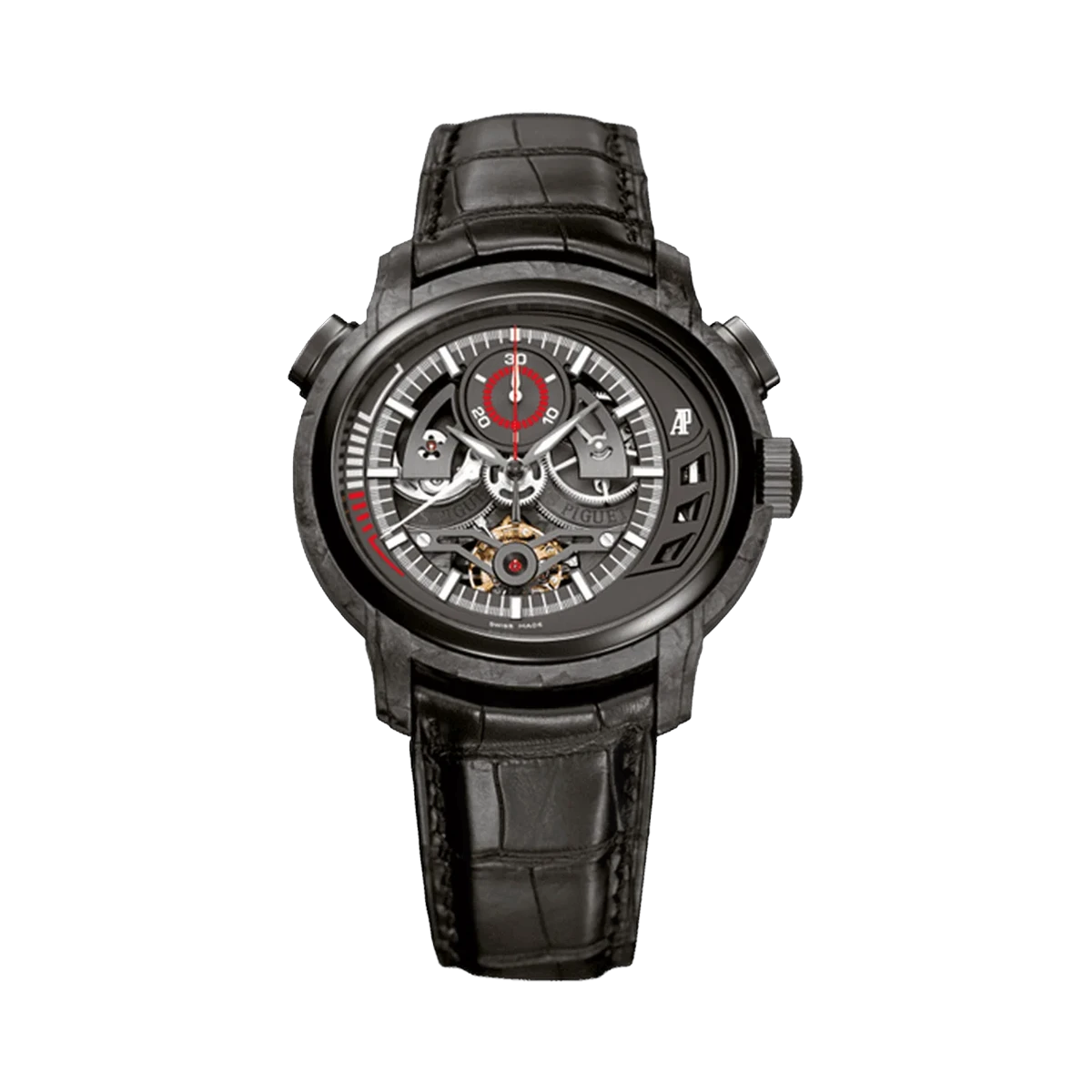Audemars Piguet Millenary 26152AU.OO.D002CR.01 Tourbillon Forged Carbon 42Mm Skeleton Dial Men's Watch