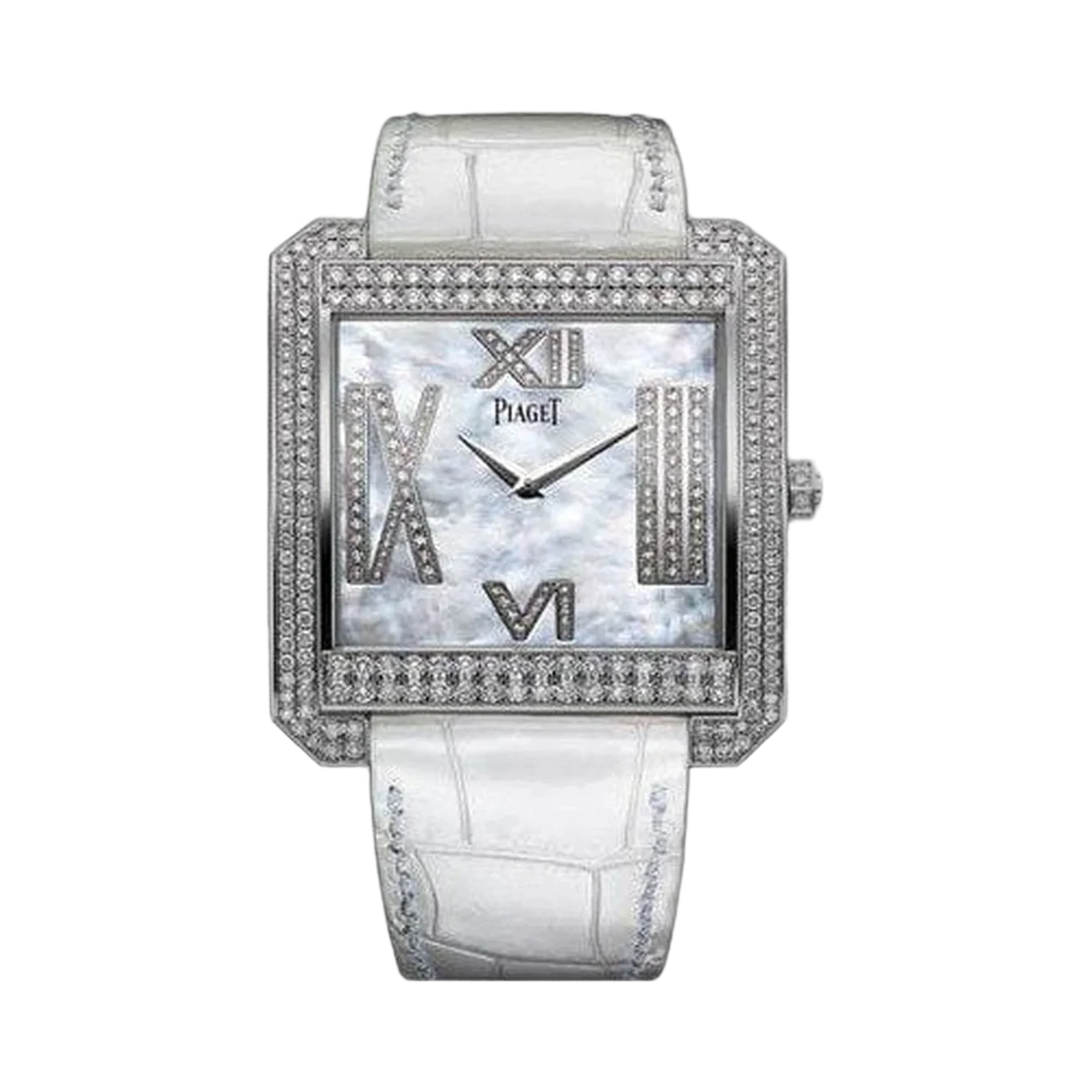 Piaget Limelight 18Kt White Gold 42Mm X 46Mm Ladies Watch