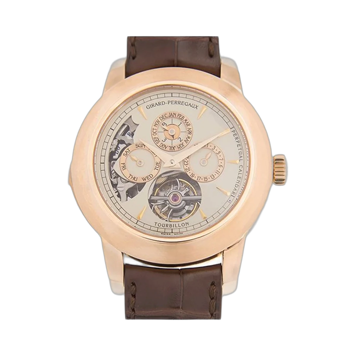 Girard Perregaux Haute Horlogerie 18Kt Rose Gold 42Mm Men's Watch
