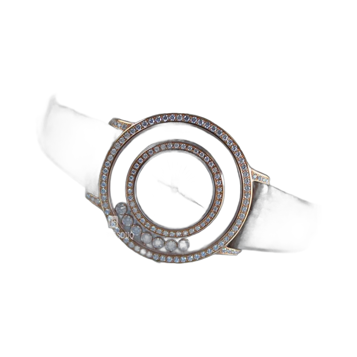 Chopard Happy Diamonds 18Kt Rose Gold 32Mm Ladies Watch